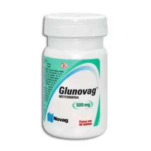 GLUNOVAG 500MG  TABLETAS C/60