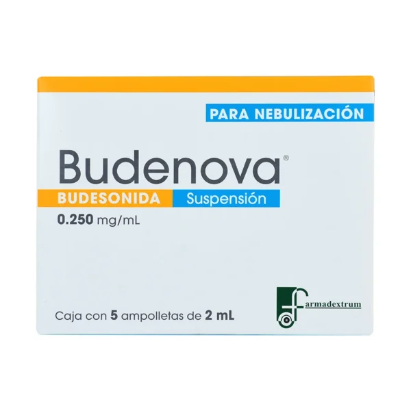 BUDENOVA SUSP NEBULIZAR 500MG C/5