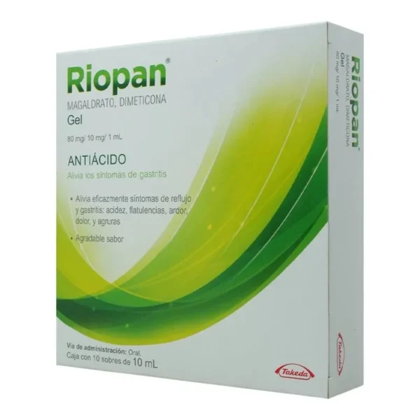 RIOPAN SOL 80MG 10MG C/10SBR