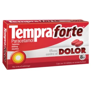 TEMPRA FORTE TAB 650MG C/24