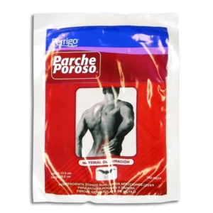PARCHE POROSO RECTANGULAR 12.5CMX8.5CM 1PZA