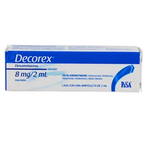 DECOREX  SOL INY 8MG 2ML C/2 AMP
