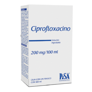 CIPROFLOXACINO 200MG PISA  SOLUCION INYECTABLE 100 ML