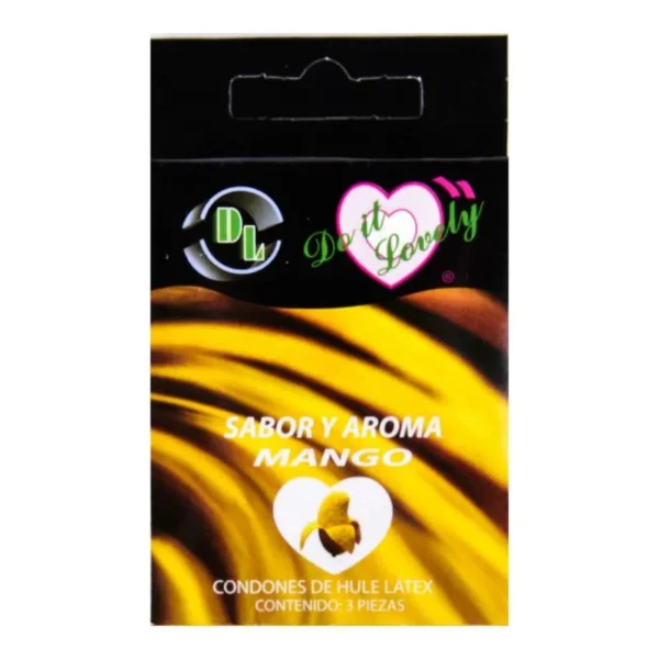 PRESERVATIVOS D L MANGO CAJA C/3 PZS