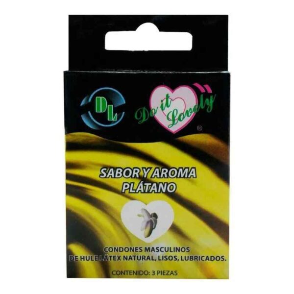PRESERVATIVOS D L BANANA CAJA C/3PZS