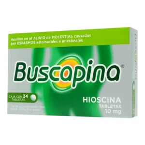 BUSCAPINA 10MG 24 GRAG