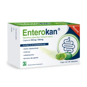 ENTEROKAN CAP 90MG 50MG C/28