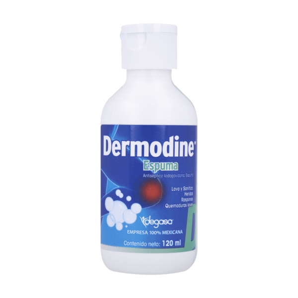 DERMODINE SOLUCION ESPUMA C/120ML