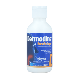 DERMODINE SOLUCION FCO 8MG C/120ML