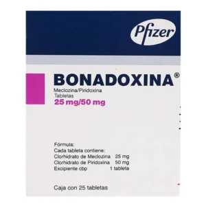 BONADOXINA TAB 25MG/50MG C/25