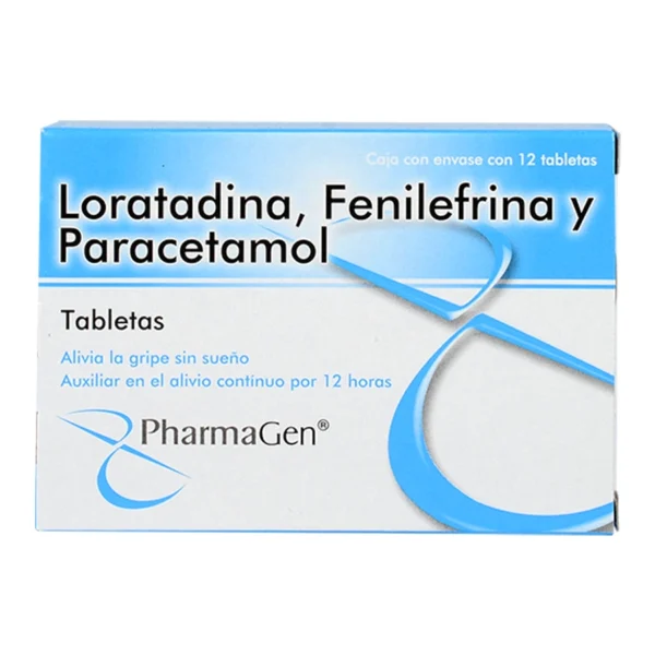 LORAT FENILEF PARACE TAB 2.5MG 5MG /500MG TAB C/12