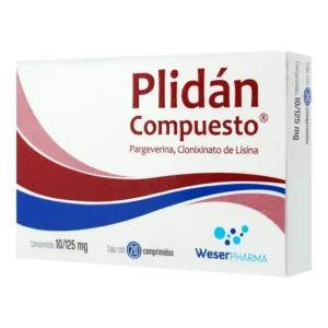 PLIDAN COMP GRAG 125MG 10MG C/20