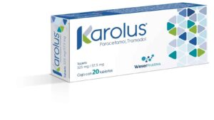 KAROLUS TAB 325MG 37.5MG C/20