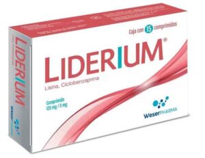 LIDERIUM COMP 125MG 5MG C/15