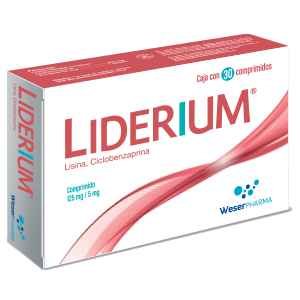LIDERIUM COMP 125MG 5MG C/30