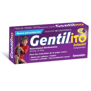 GENTILITO INF TAB 80MG C/10