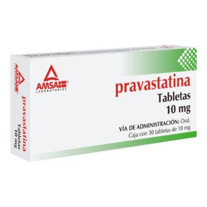 PRAVASTATINA TAB 10MG C/30