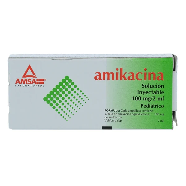 AMIKACINA SOL INY 100MG C/2