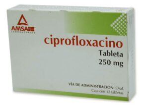 CIPROFLOXACINO TAB 250MG  C/12