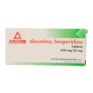 DIOSMINA HESPERIDINA TAB 450MG 50MG C/20