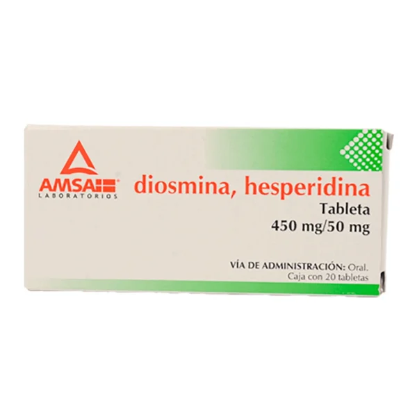 DIOSMINA HESPERIDINA TAB 450MG 50MG C/20