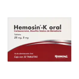 HEMOSIN-K ORAL 25MG 5MG C/32