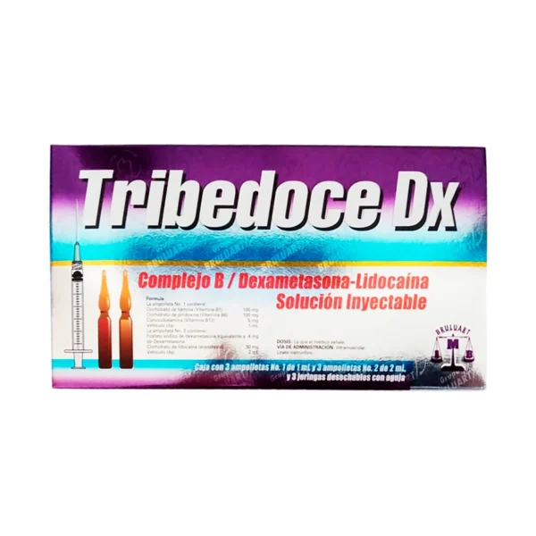 TRIBEDOCE DX (COM B/DEXA/LIDO) 3 AMP SOL>