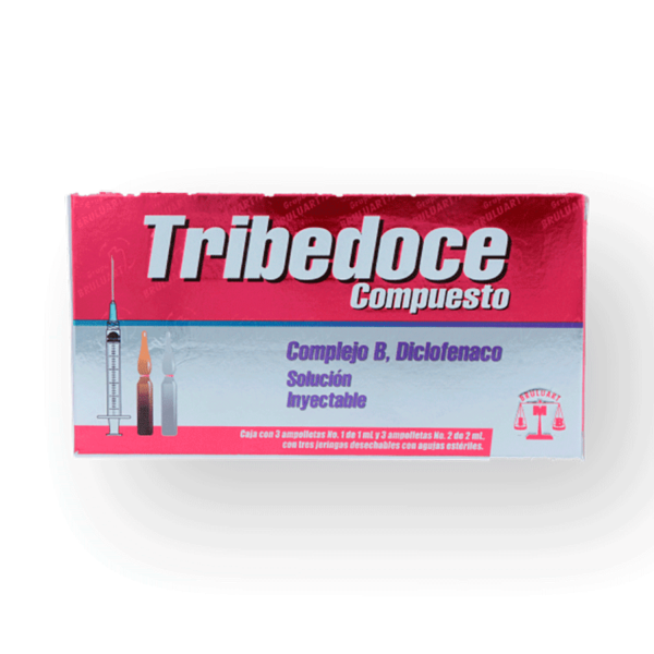 TRIBEDOCE COMPUESTO SOL INY C/3AMP SOL