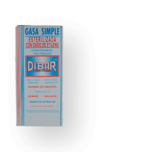GASA SIMPLE ESTERILIZADA CAJA C/100PZAS