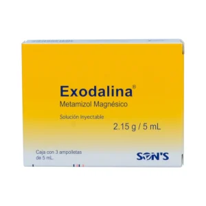 EXODALINASOL INY 2.15MG  C/3AMP