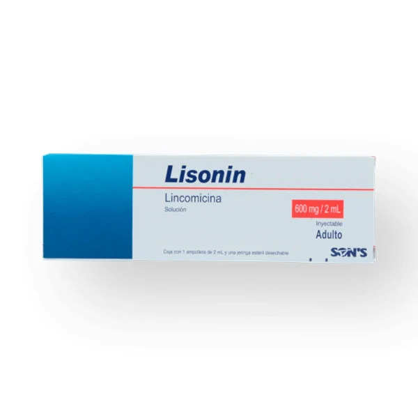 LISONIN SOL INY ADU 600MG C/1AMP