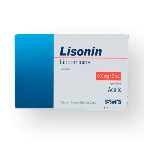 LISONIN SOL INY 600MG 2ML C/6