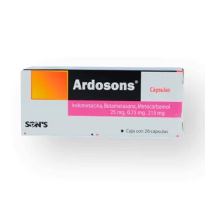 ARDOSONS CAP 25MG 0.75MG 215MG C/20