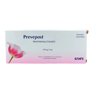 PREVEPOST SOL INY 50MG 5MG C/1