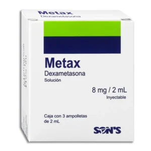 METAX (DEXAMETASONA 8MG/2ML)3AMP SOL