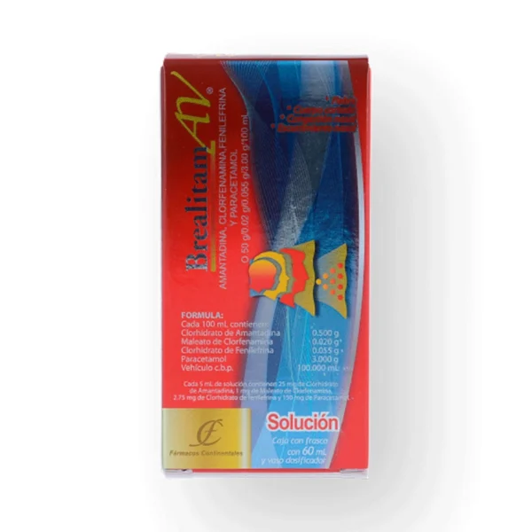 BREALITAM AV SOL 25MG 1MG 2.75MG 150MG C/60ML