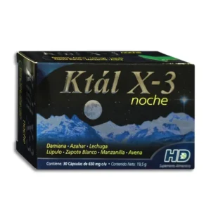 XTAL X-3 NOCHE CAPS 132MG C/30