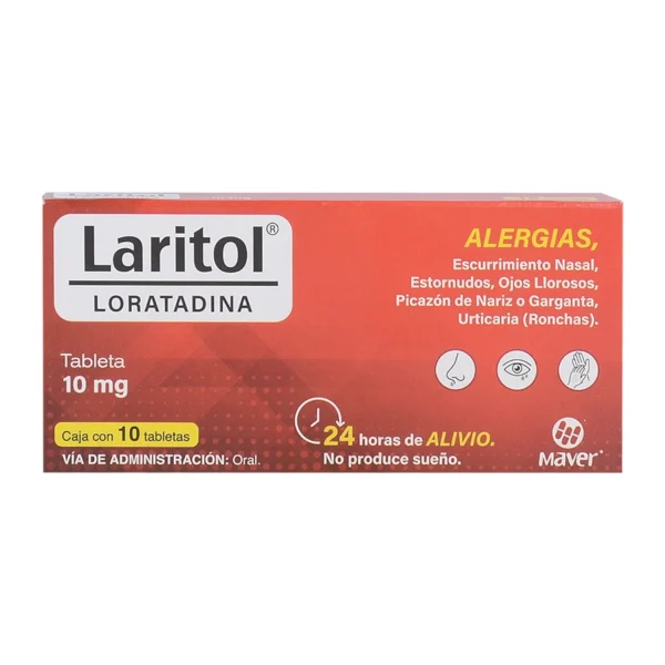 LARITOL TAB 10MG C/10 (GEN)