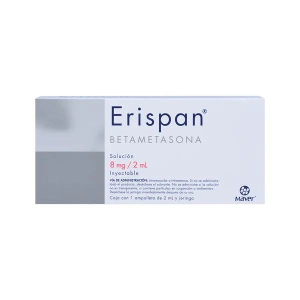 ERISPAN SOL INY 8MG 2ML C/ 1