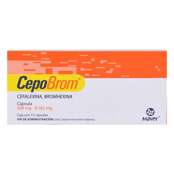 CEPOBROM CAP 500MG 8.782MG C/12