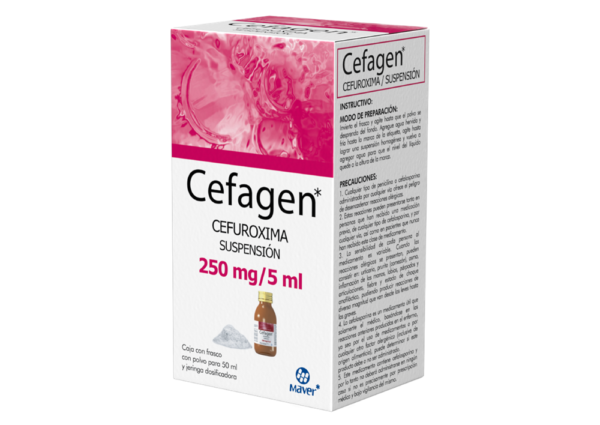 CEFAGEN SUSP 250MG C/50ML