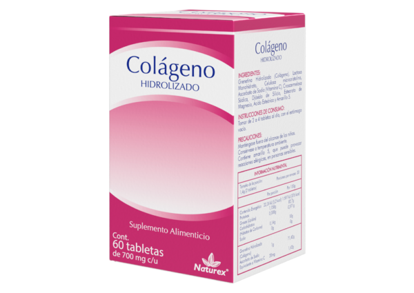 COLAGENO HIDROLIZADO TAB 1GR 20MG C/60