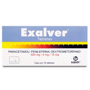 EXALVER TAB 500MG 5MG 15MG C/10