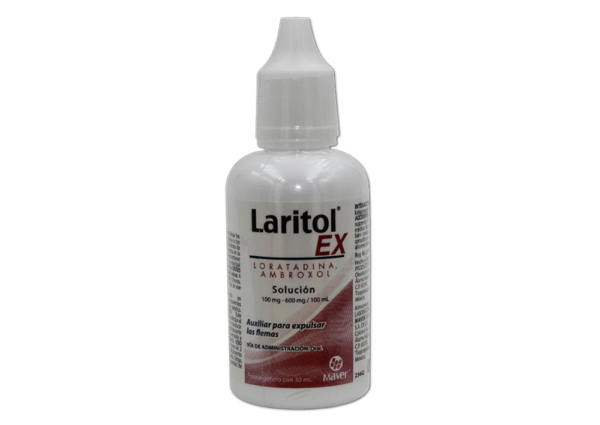 LARITOL EX SOL 600MG 100MG  C/30ML