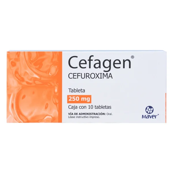 CEFAGEN TAB 250MG C/10