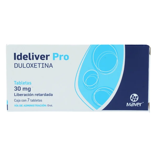 IDELIVER PRO (DULOXETINA 30MG) 7 TABS -GI>