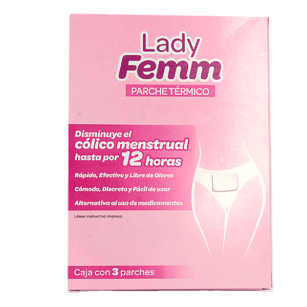LADY FEMM PARCHE TERMICO CAJA C/3