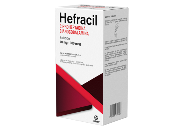 HEFRACIL SOL 40MG 300MCG C/210ML