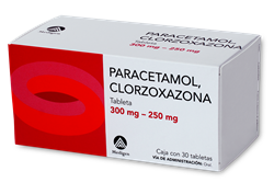 PARACETAMOL CLORZOXAZONA TAB 300MG 250MG C/30