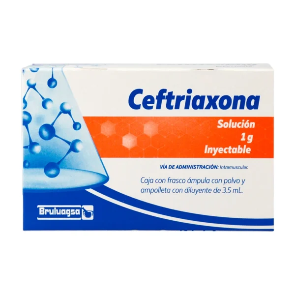 CEFTRIAXONA SOL INY  1G IM C/1